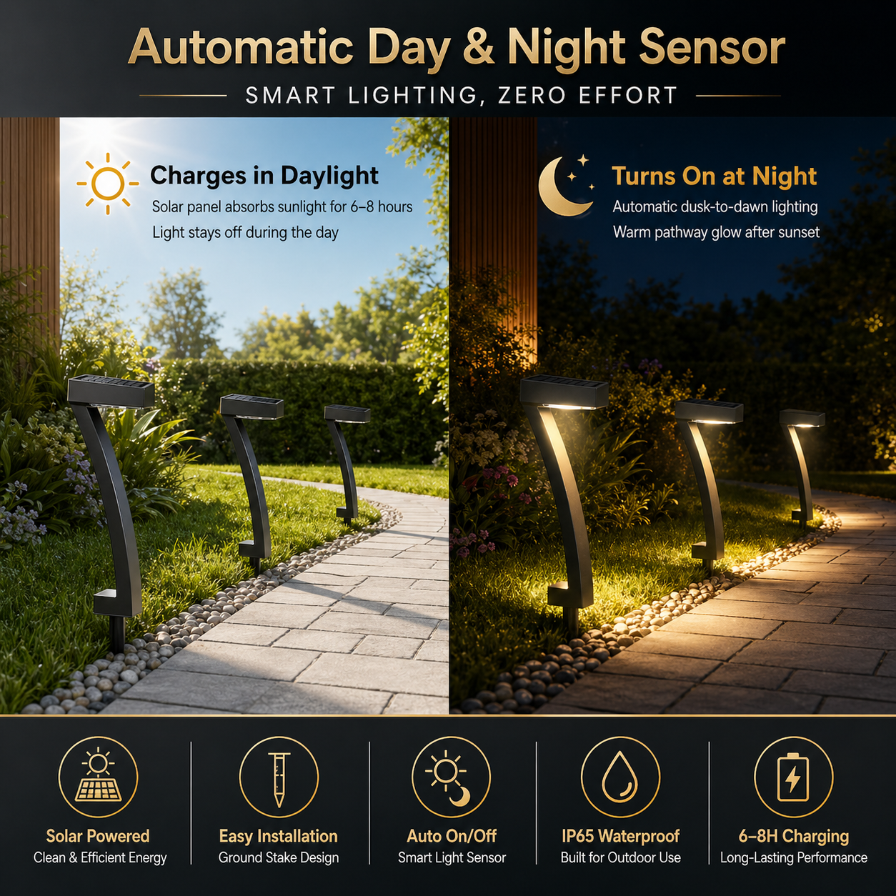 Solar Lawn Spot lights/Path lights for Garden, Yard, Patio, and Walkway Decor